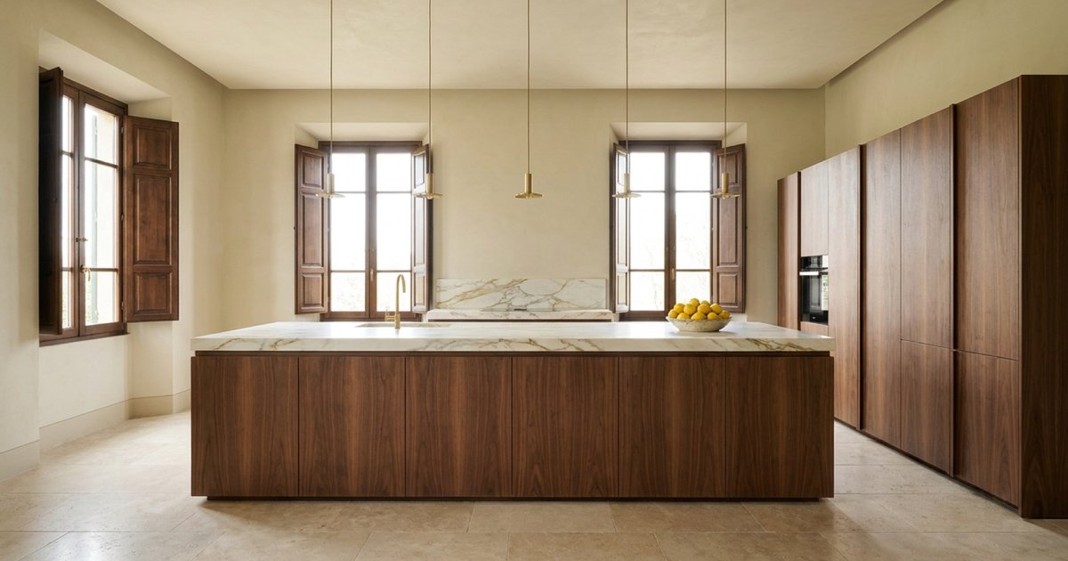 A finished kitchen, our own illustration